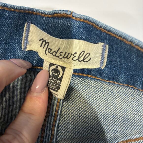 Madewell Flared Wide Leg Jeans in Oneida Wash Sz 25 - Picture 5 of 11